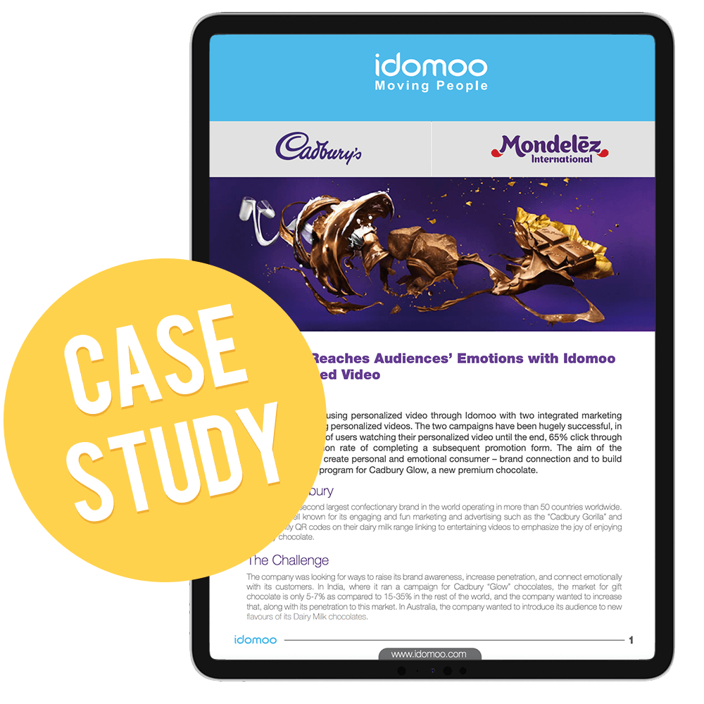 How Cadbury used Personalized Video to connect 1:1 with consumers