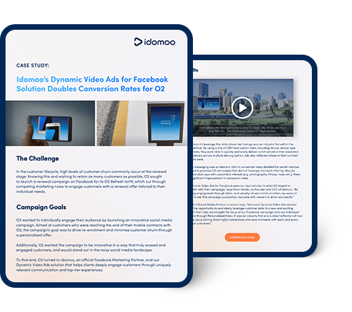 Idomoo's Dynamic Video Ads Double Conversions for O2