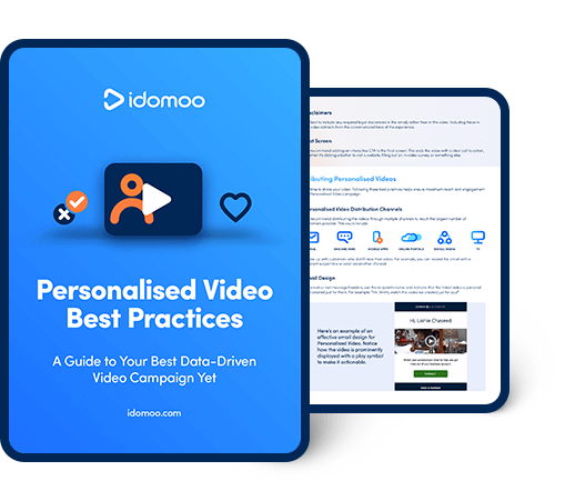 Personalised Video Best Practices page