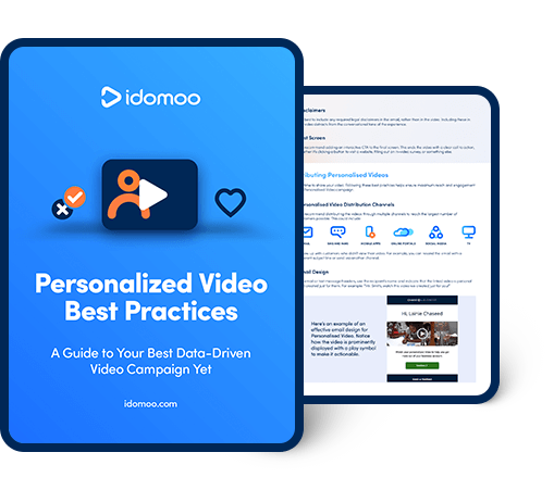 Personalized Video Best Practices page