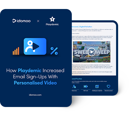 How Playdemic Increased Email Sign-Ups With Personalised Video