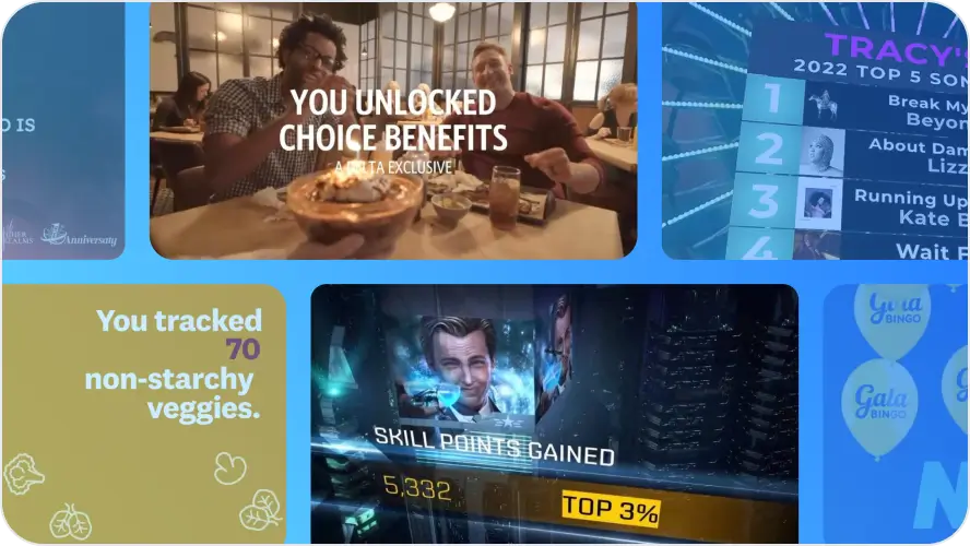 Idomoo personalized video for Year in Review